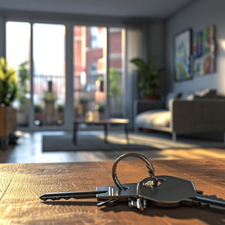 Intérieur d'un appartement parisien pour le service d'estimation et de transaction immobilière
